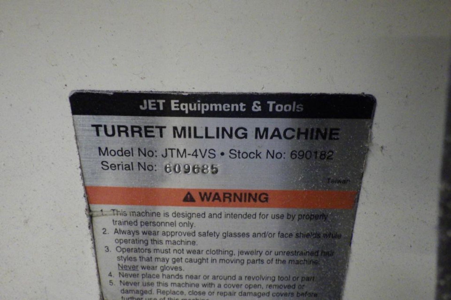 Jet turret milling machine - Image 11 of 11