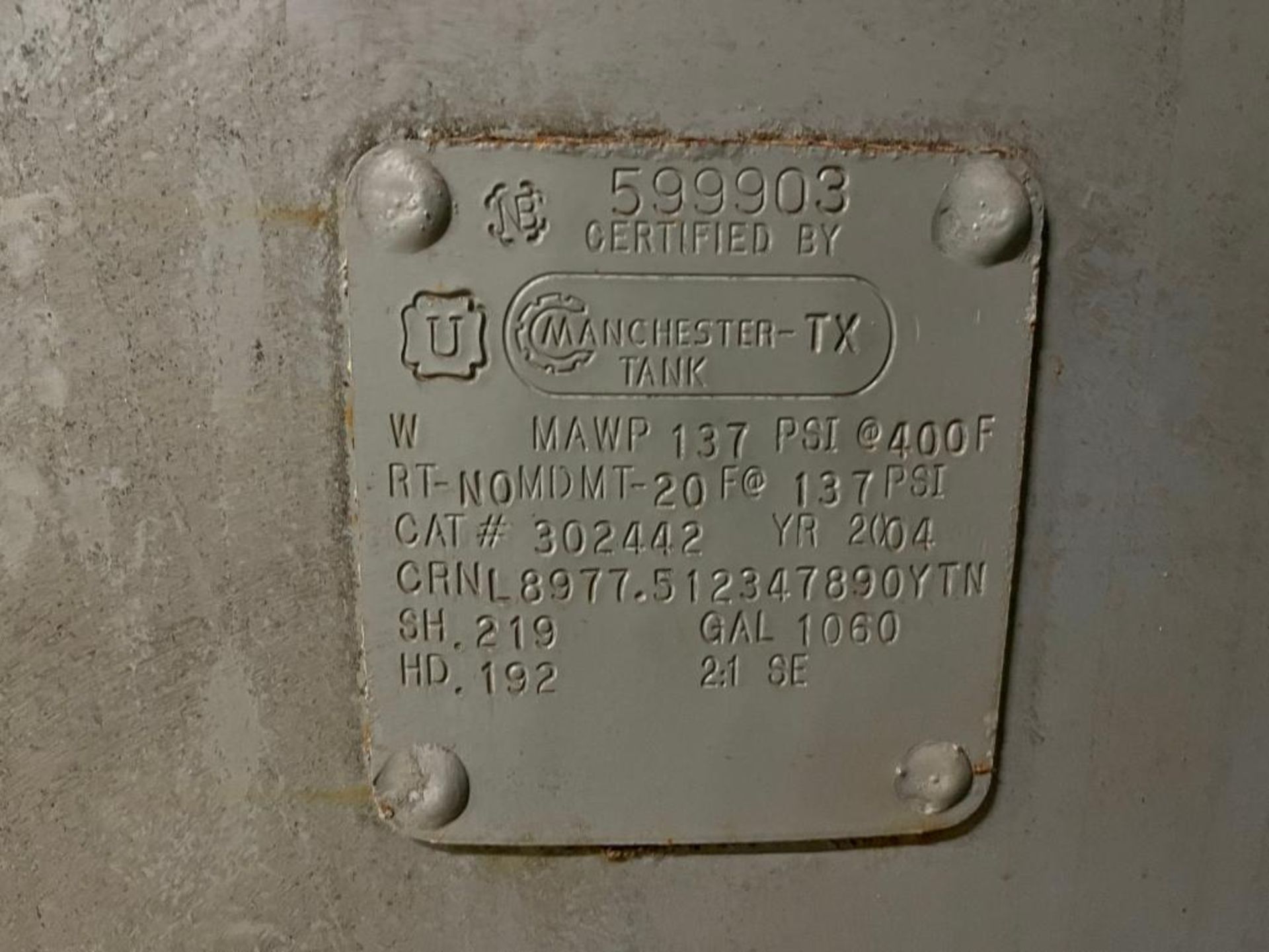 Vertical air receiver tank - Image 4 of 4