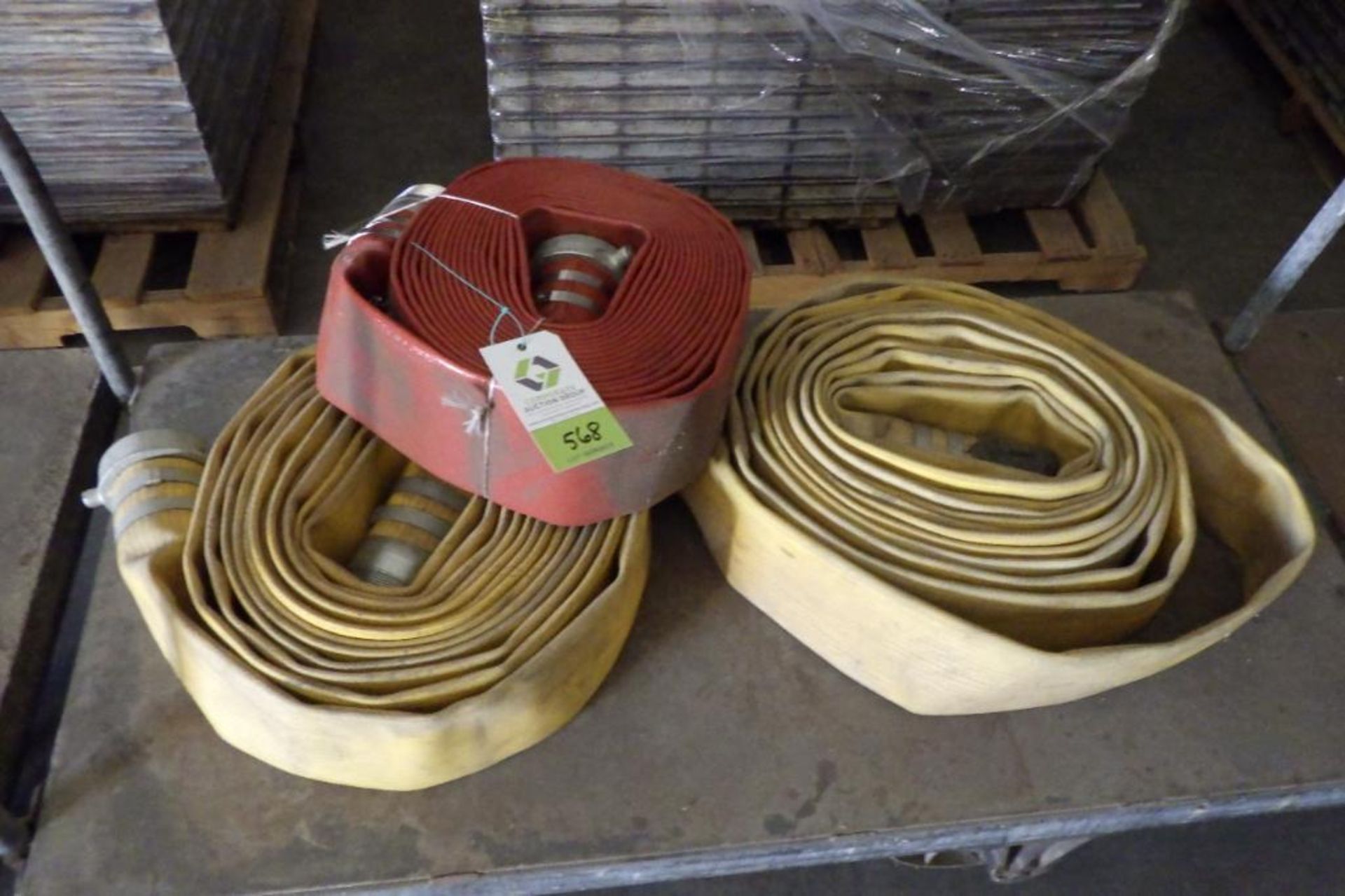 Lot of fire hose