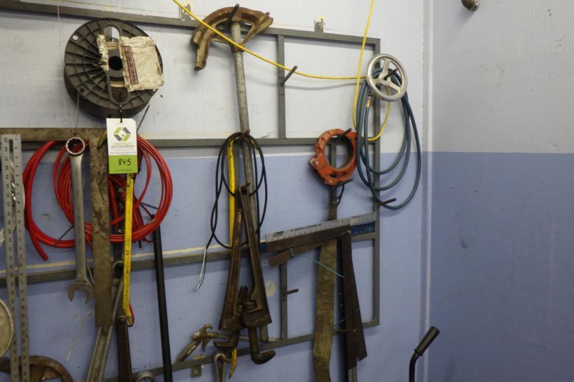 Assorted tools hanging on wall - Image 6 of 8