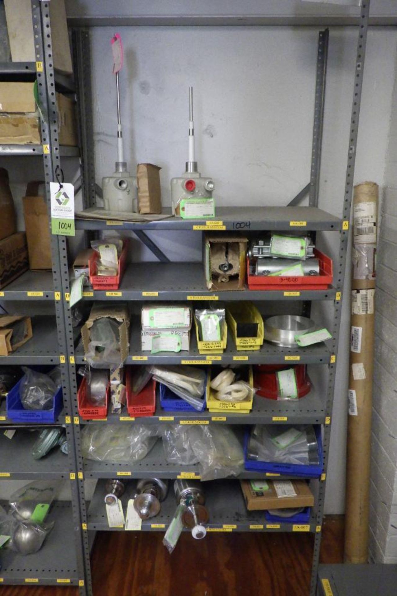 Contents of shelving parts