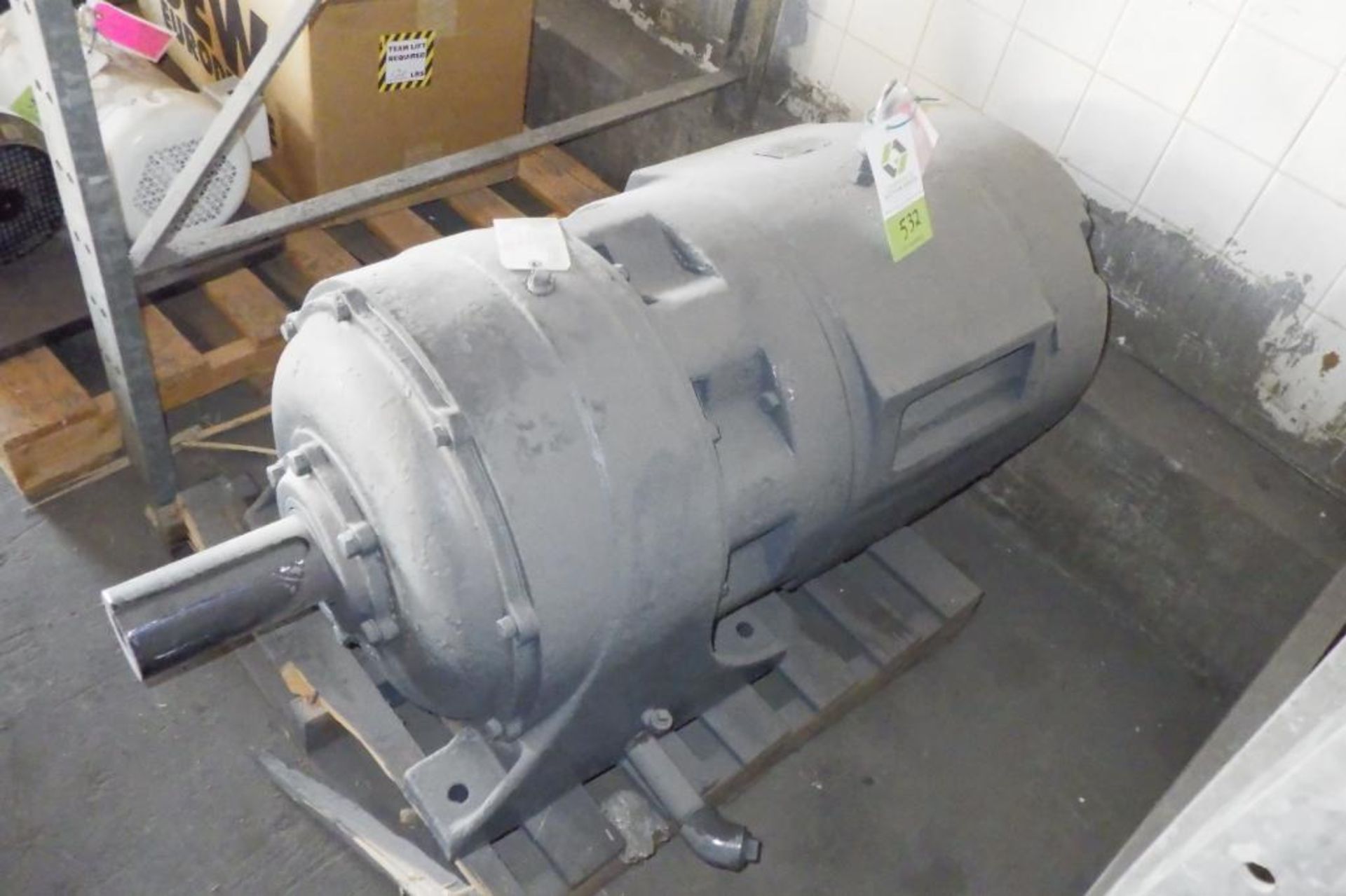 Rebuilt GE motor and gearbox 75/37.5 hp - Image 2 of 11