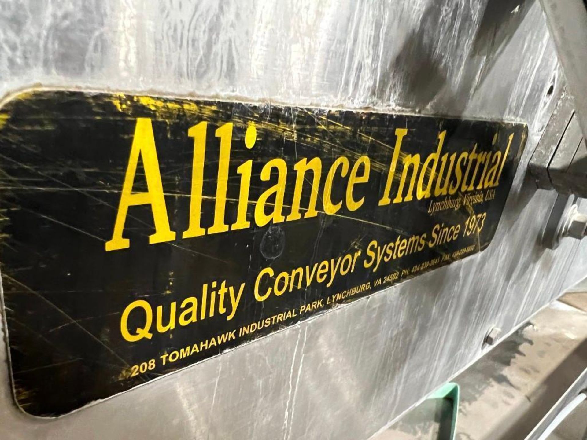 Alliance Industrial Washdown Stainless Steel Powered Conveyor - Image 2 of 7