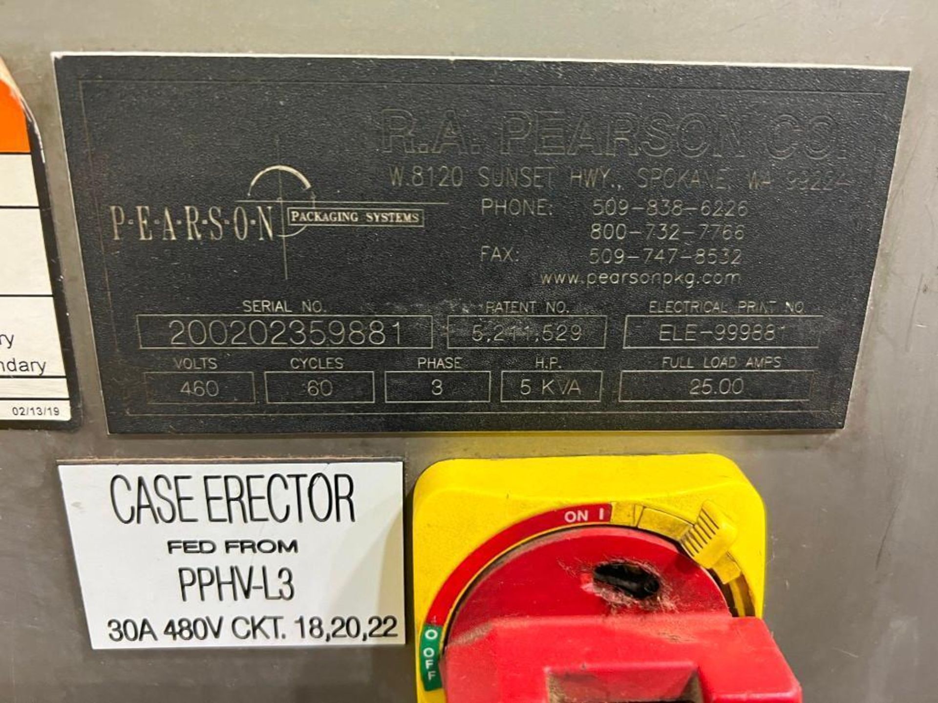 PEARSON Case Erector Box Machine - Bild 9 aus 11