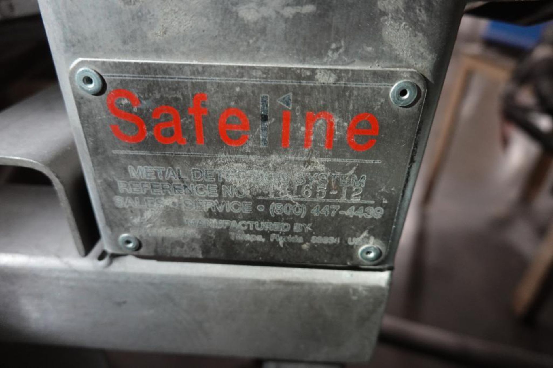 Safeline metal detector with conveyor - Image 7 of 9