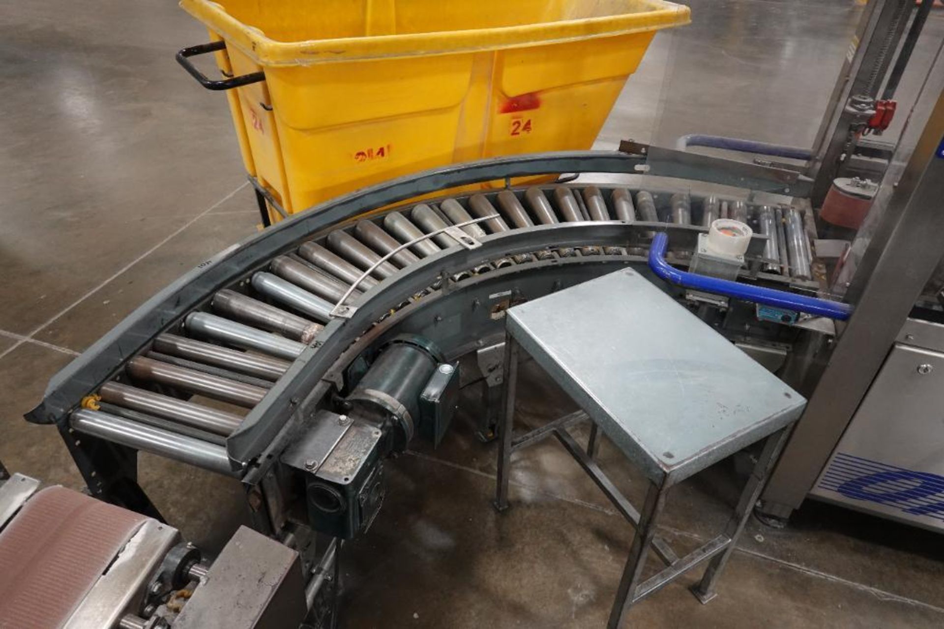 90 degree powered roller conveyor - Image 2 of 5