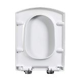 Keebgyy Toilet Seats Multifunctional Quiet Close PP Material Rectangle Type Thicken Mu