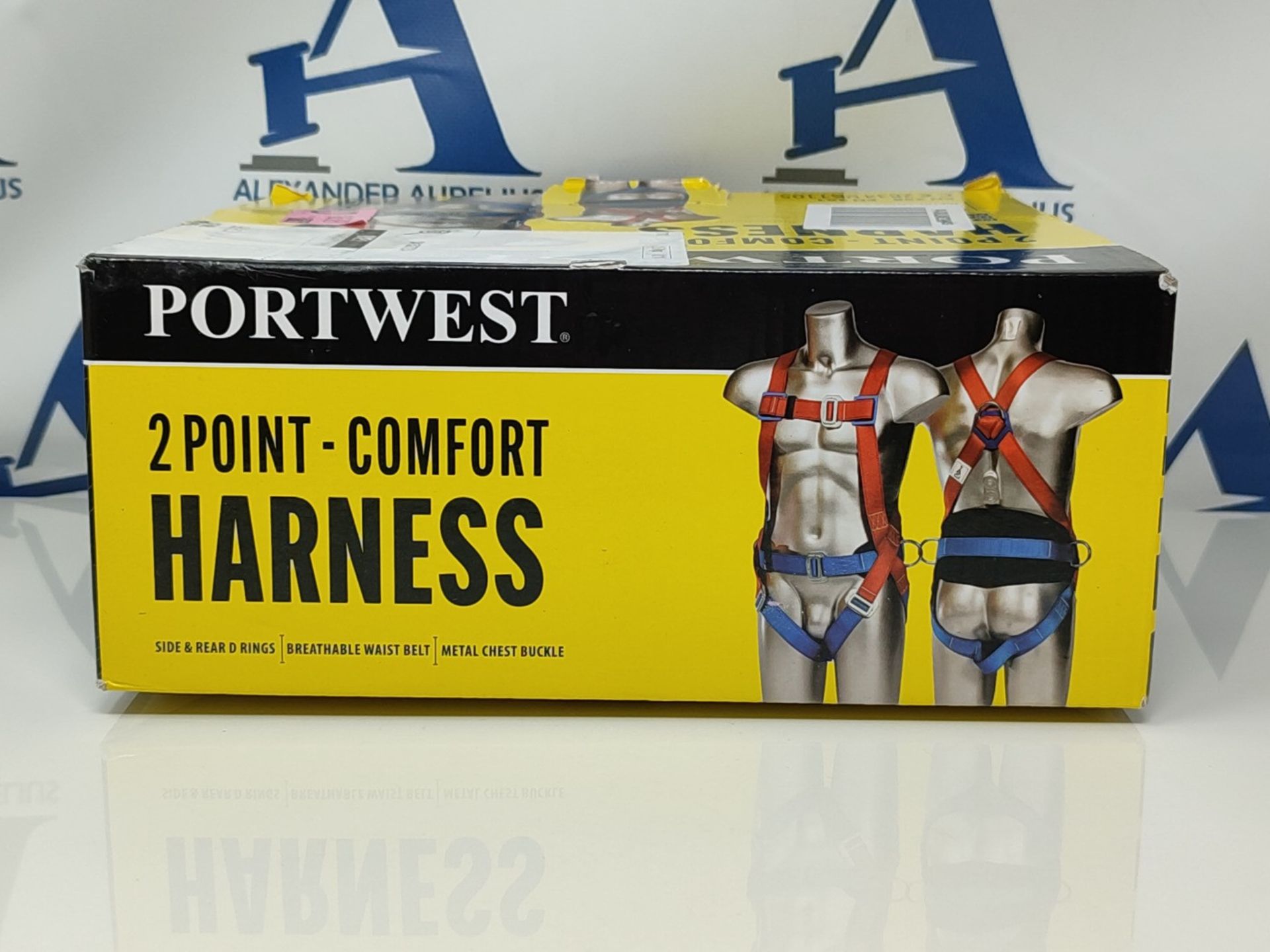 Portwest Portwest 2 Point Comfort Harness, Size: One Size, Colour: Red, FP14RER - Image 2 of 3