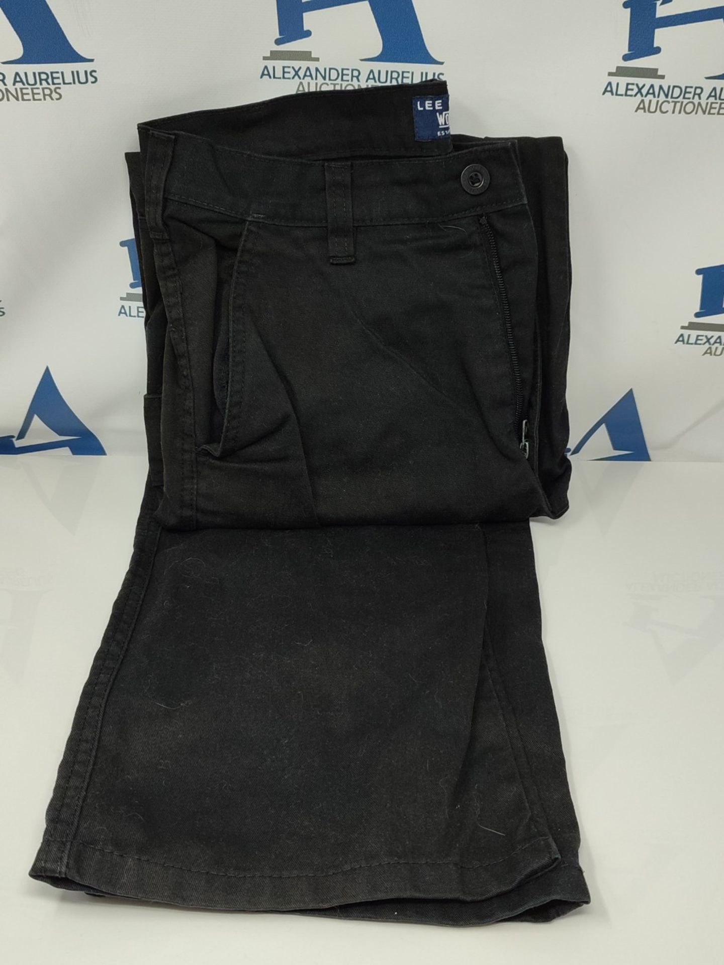 Lee Cooper LCPNT205_BLKC_30 Mens Cargo Trouser, Black ,30W/33L (Long) - Image 2 of 3