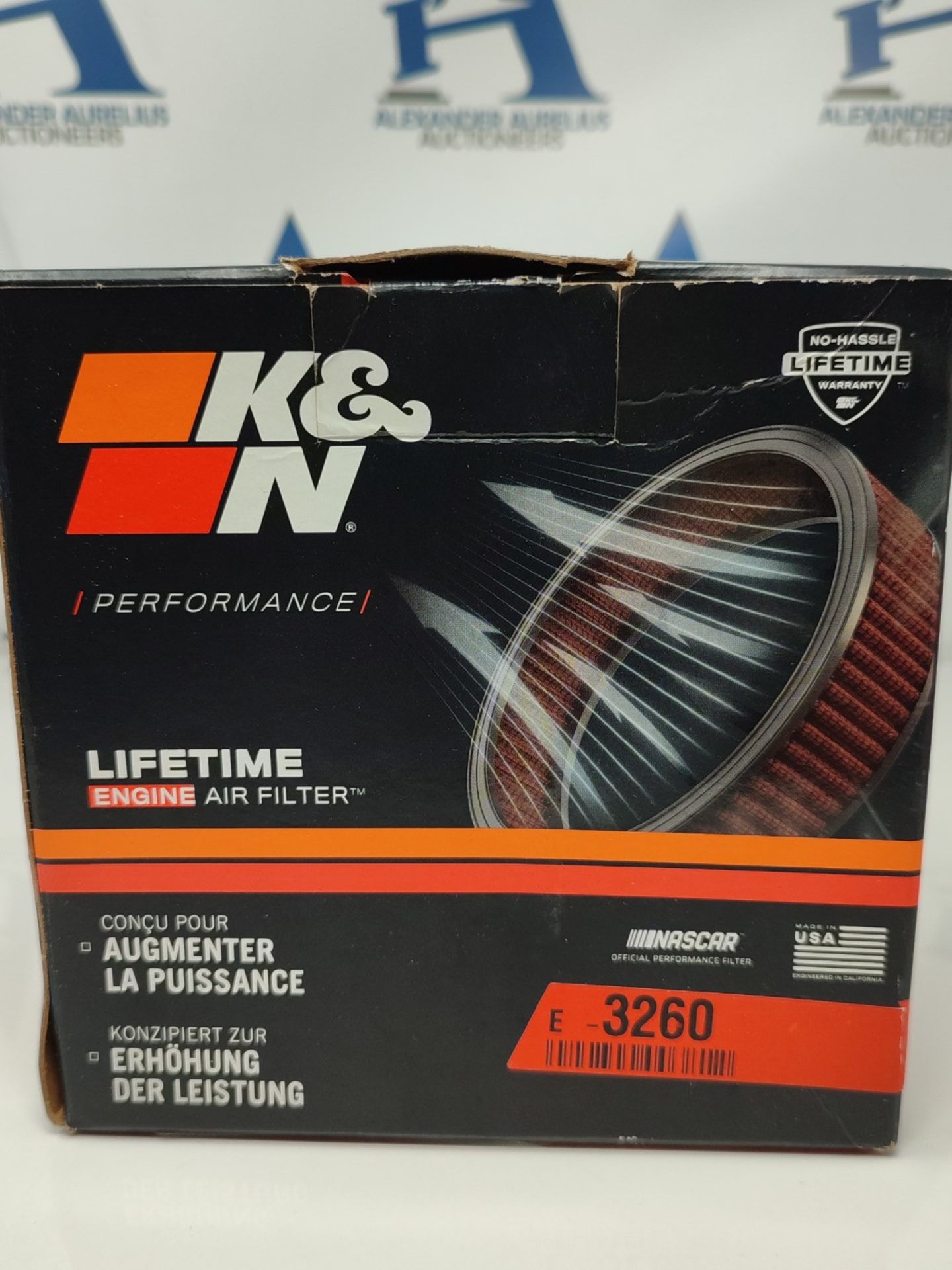 K&N Engine Air Filter: High Performance, Premium, Washable, Industrial Replacement Fil - Image 3 of 3