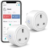 SURFOU Smart Plug Wi-Fi Socket, Plug Works with Amazon Alexa Echo/ Echo Dot, Google Ho