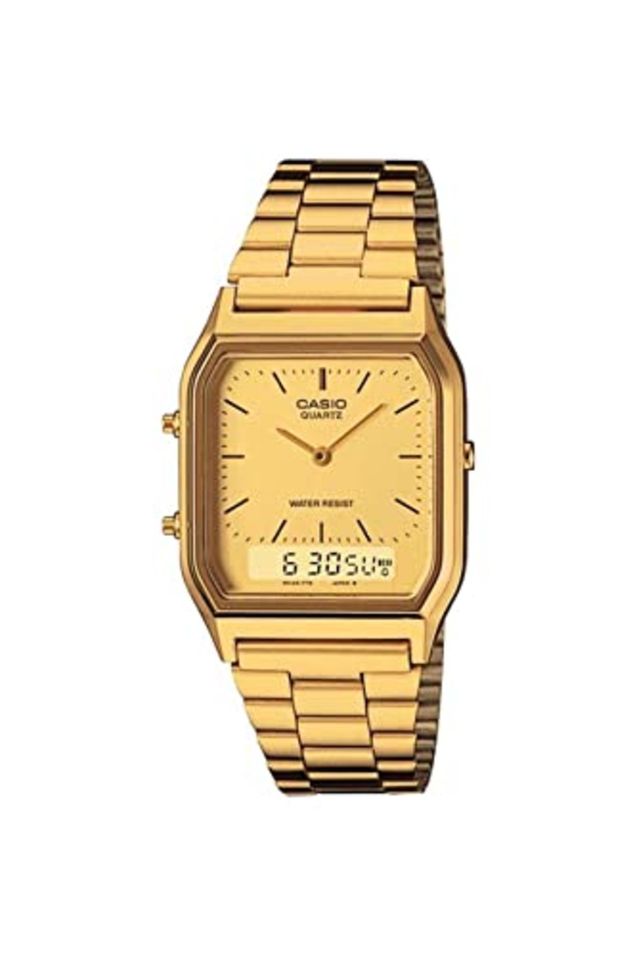 Casio Collection Unisex-Adult's Watch Bracelet AQ-230GA-9DMQYES, Gold