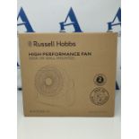 Russell Hobbs 8" high Velocity Plastic Freestanding/Wall Mounted Desk Fan RHVD0831, Wh