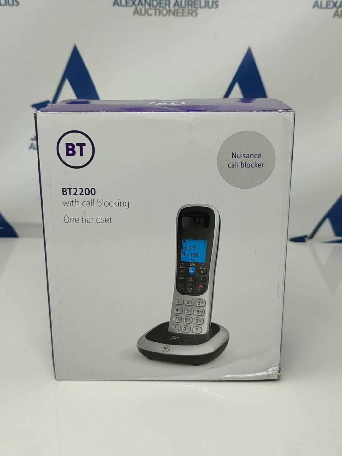 BT 2200 Cordless Landline House Phone with Nuisance Call Blocker, Single Handset Pack