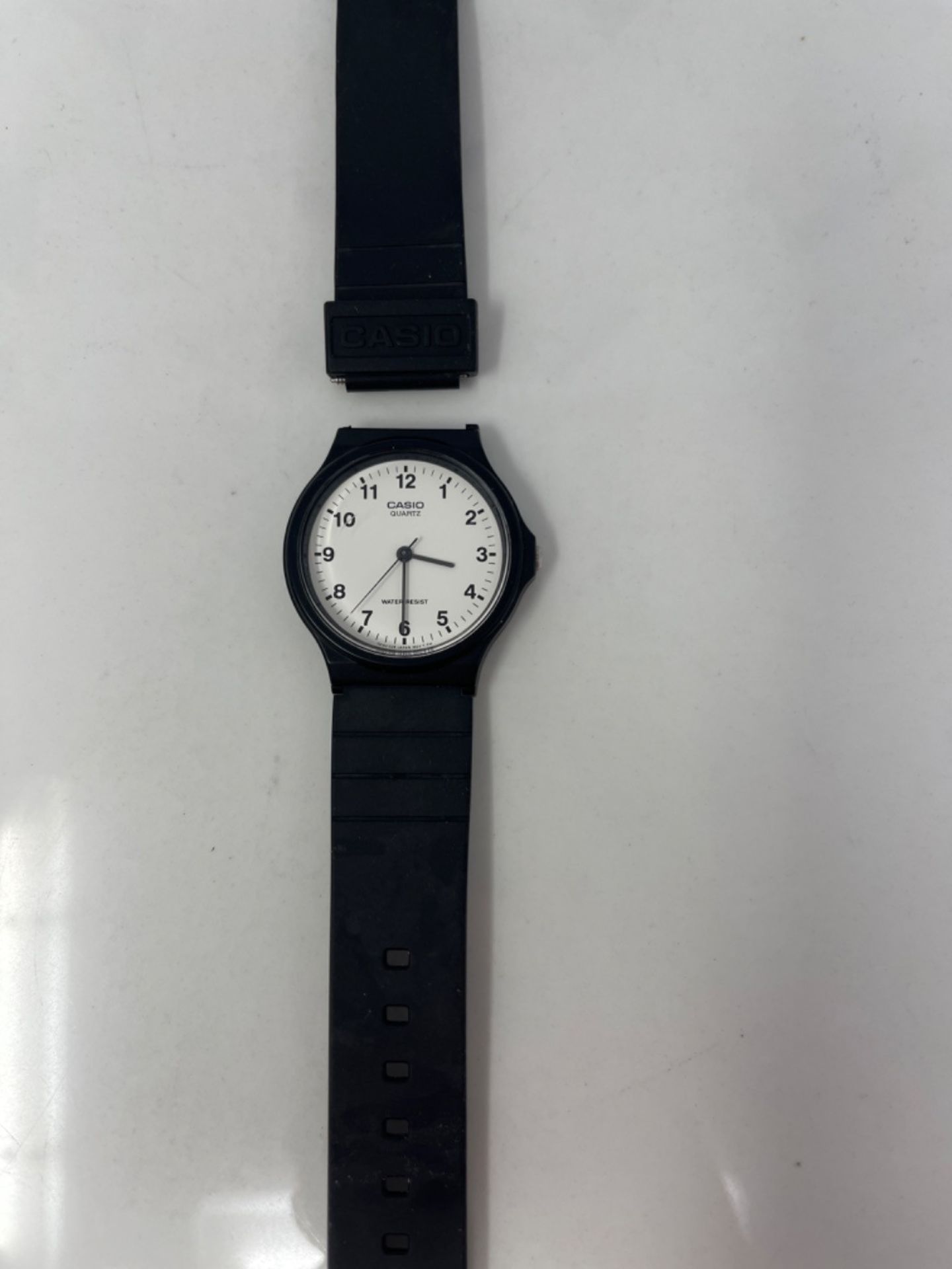 Casio Men's Quartz Analog Watch with Plastic Strap MQ-24-7BLLEG, Black, Strip - Image 2 of 2