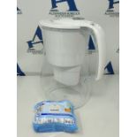 [INCOMPLETE] AQUAPHOR Water filter jug Onyx White incl. 3 MAXFOR+ filters I Table top