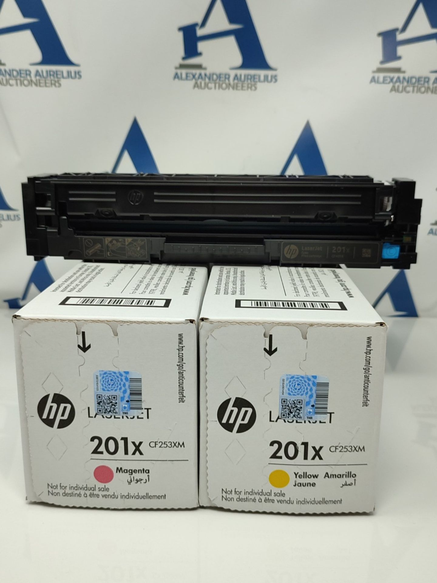 RRP £305.00 HP CF253XM 201X High Yield Original LaserJet Toner Cartridges, Cyan/Magenta/Yellow, Mu - Image 2 of 2