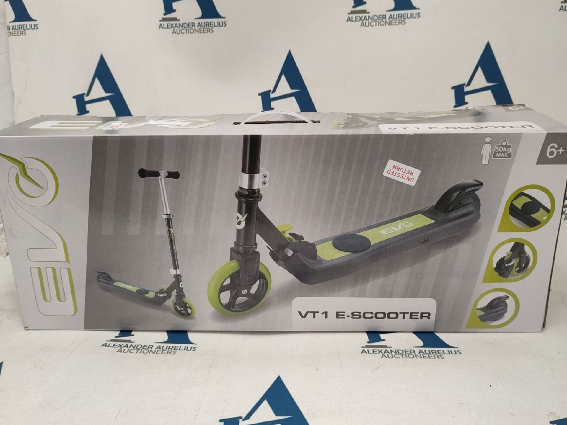 RRP £130.00 EVO VT1 Electric Scooter Lithium Battery E-Scooter For Kids 100W Motor, 21.6V, Top Spe - Image 2 of 3