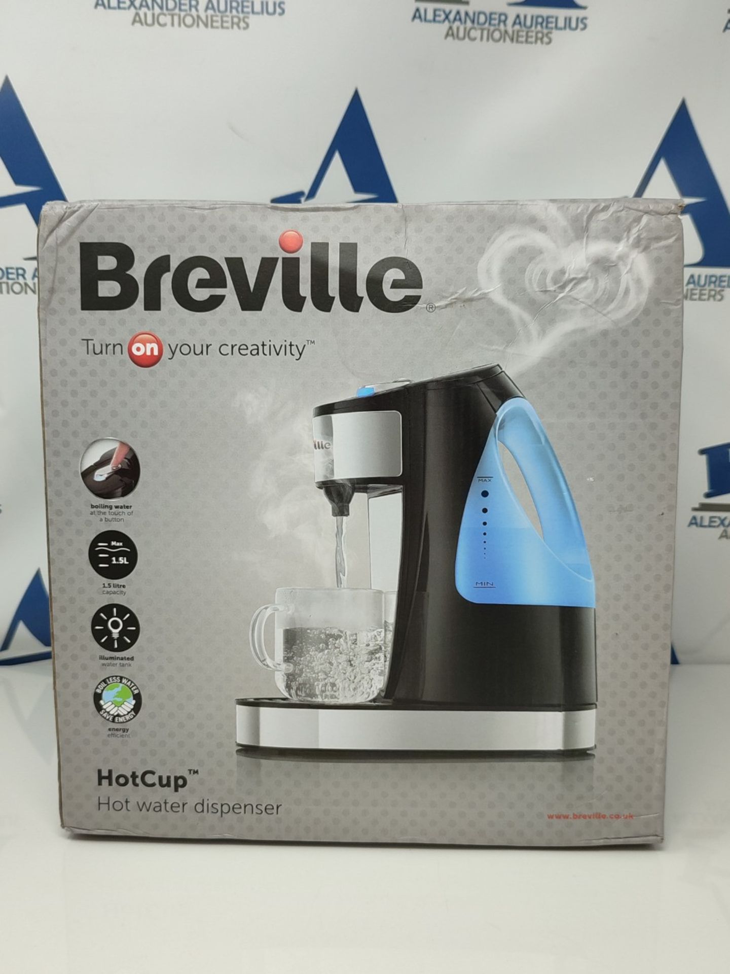 Breville HotCup Hot Water Dispenser | 3kW Fast Boil |1.5L | Energy-Efficient | Gloss B - Image 2 of 3