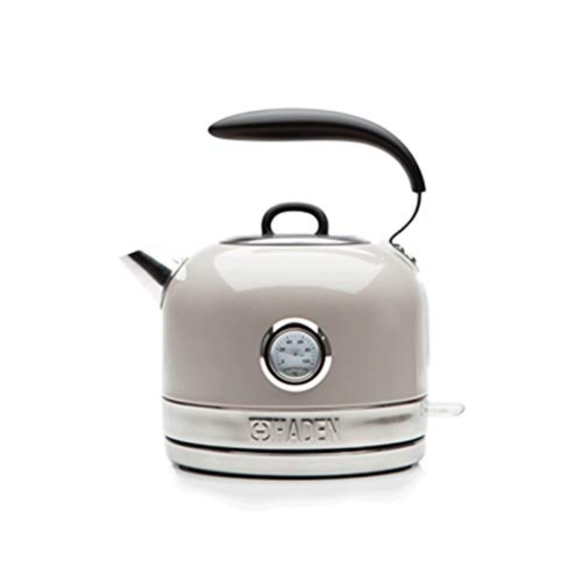 Haden 188830 Jersey Putty 1.5L Cordless Kettle with Temperature Gauge, BPA Free, 3000W