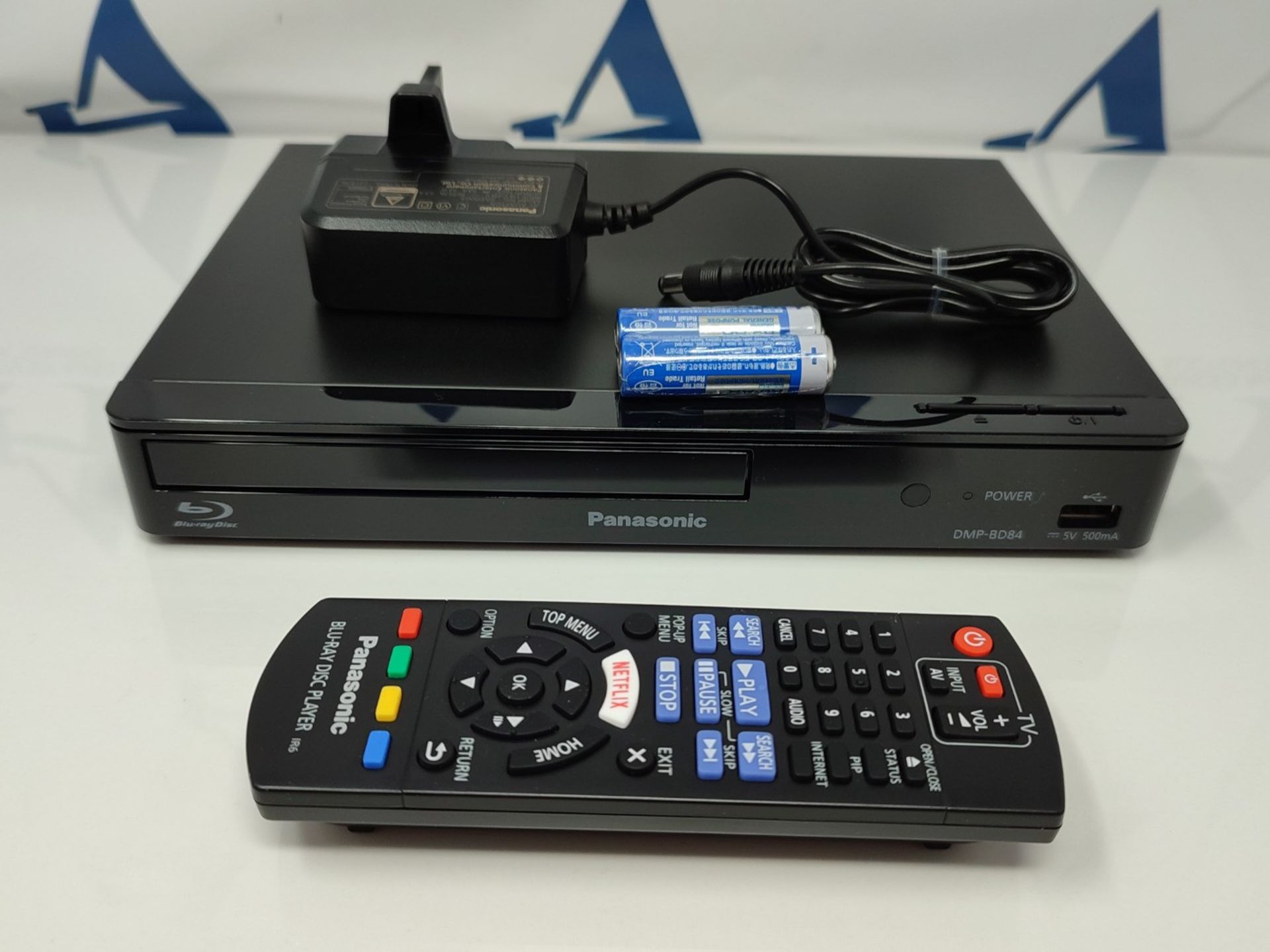 RRP £63.00 Panasonic DMP-BD84EB-K Smart Network 2D Blu-ray Disc/DVD Player - Black - Image 3 of 3