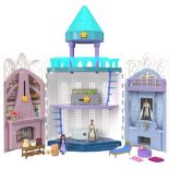 Disney's Wish Rosas Castle Dollhouse Playset with 2 Posable Mini Dolls, Star Figure