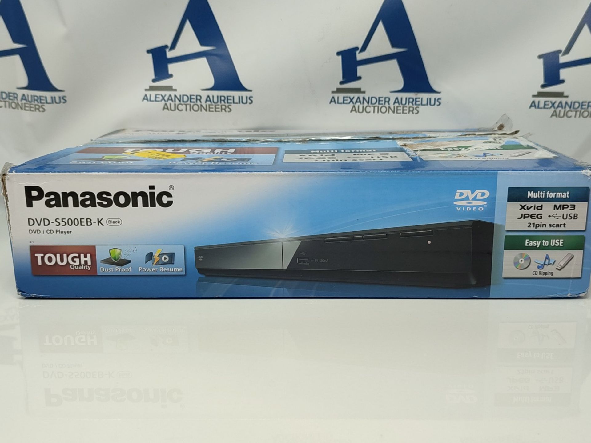 Panasonic DVD-S500EB-K DVD Player with Multi Format Playback - Image 2 of 3