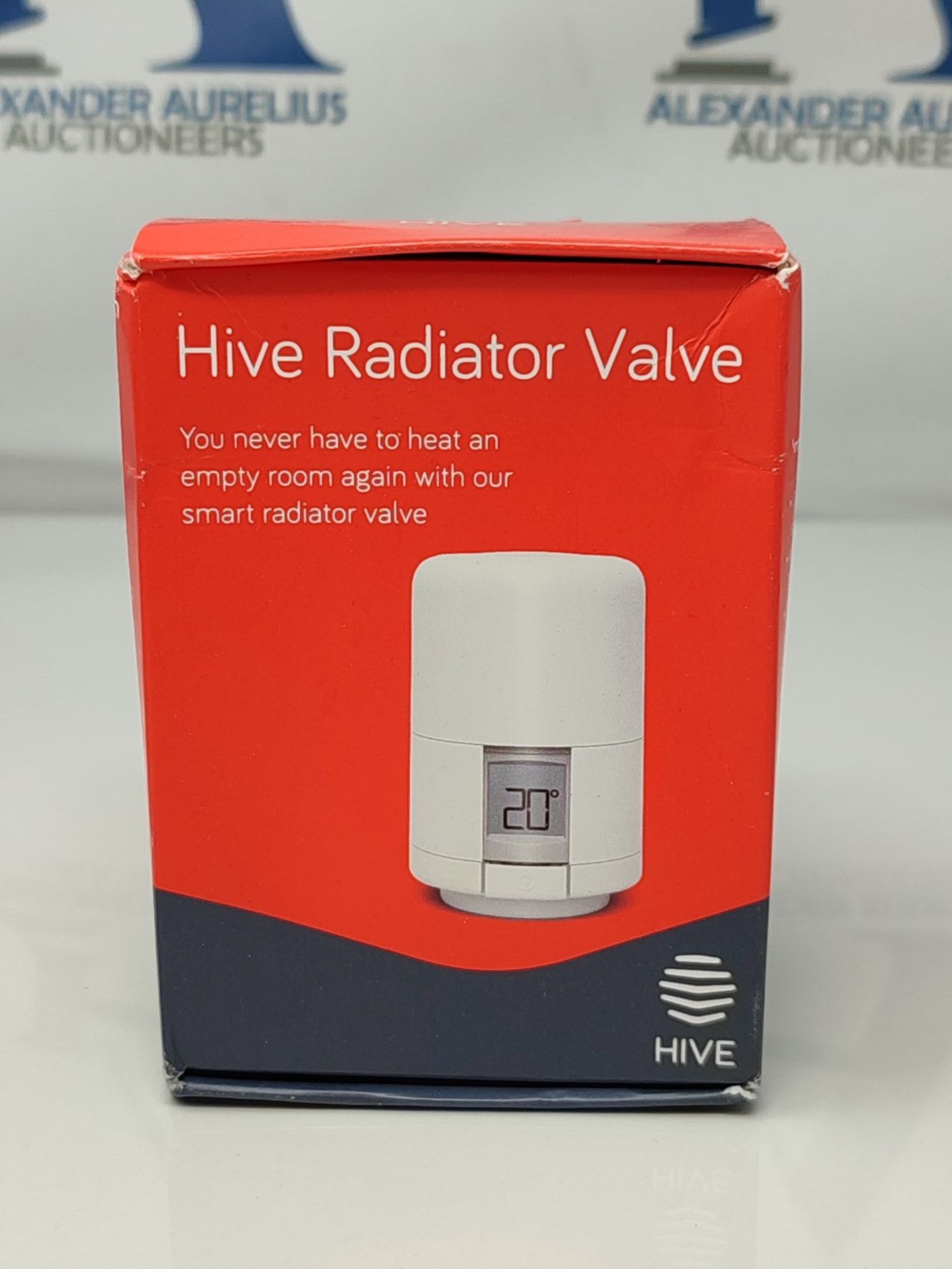 Hive Smart Heating Thermostatic Radiator Valve (TRV) with Smartphone Compatibility, Wh - Image 2 of 3