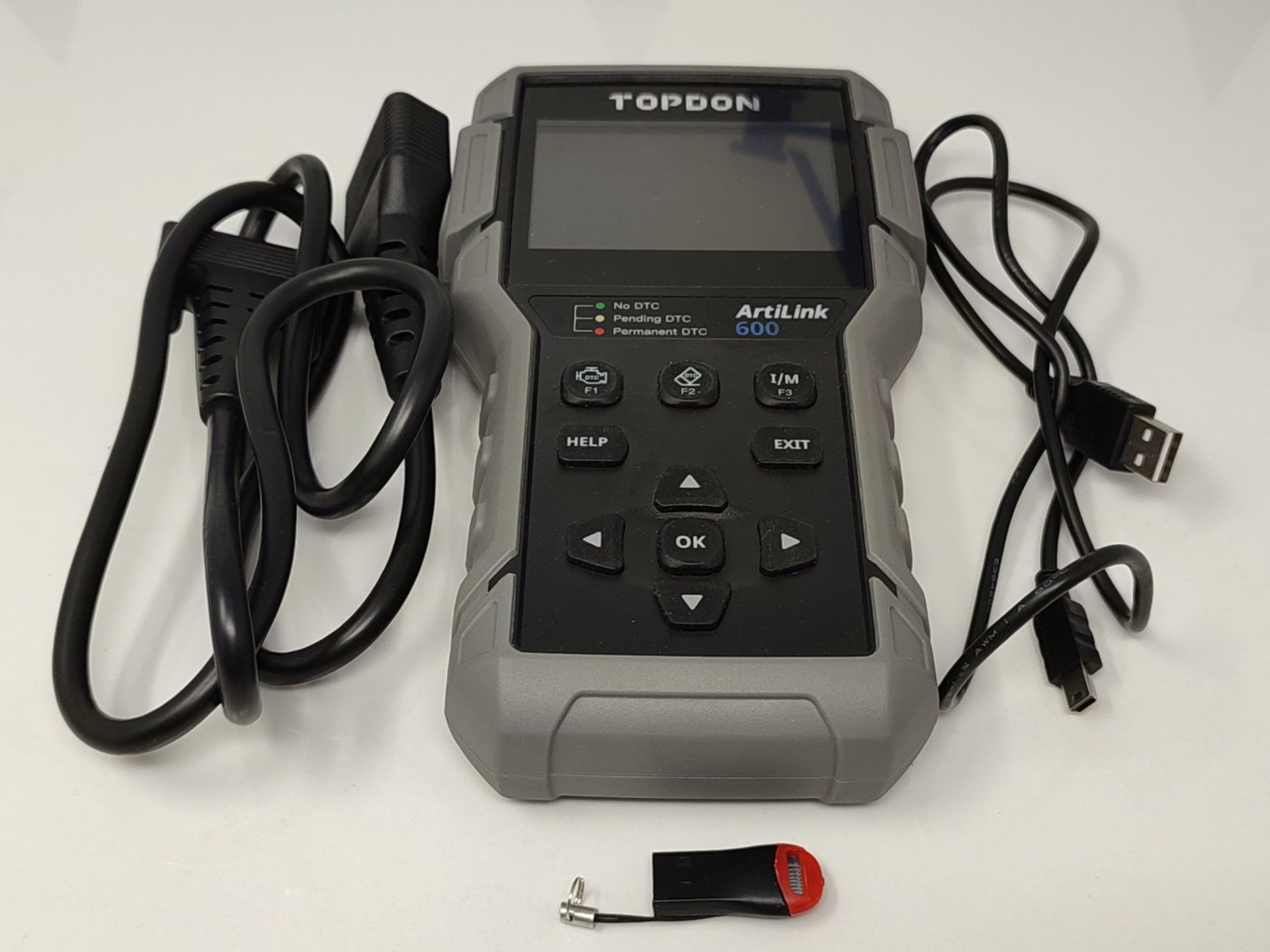 RRP £99.00 TOPDON AL600 OBD2 Code Reader with Active Test, ABS & SRS Diagnostics, Car Maintece Re - Image 2 of 3