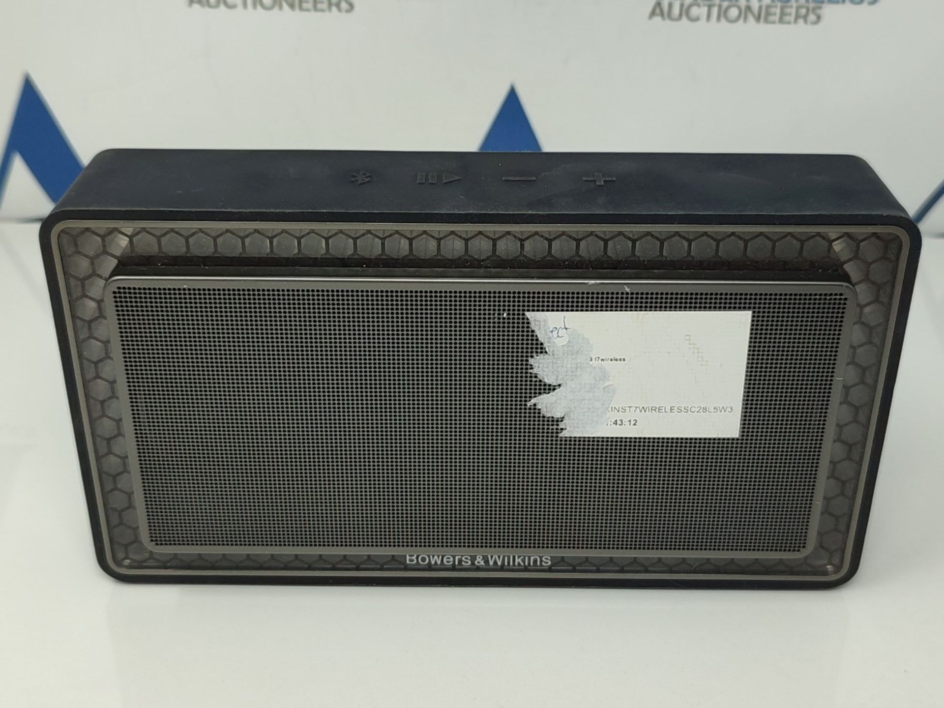 RRP £329.00 Bowers & Wilkins T7 Portable Bluetooth aptX Wireless Speaker, Excellent Bass, Black - Image 2 of 3