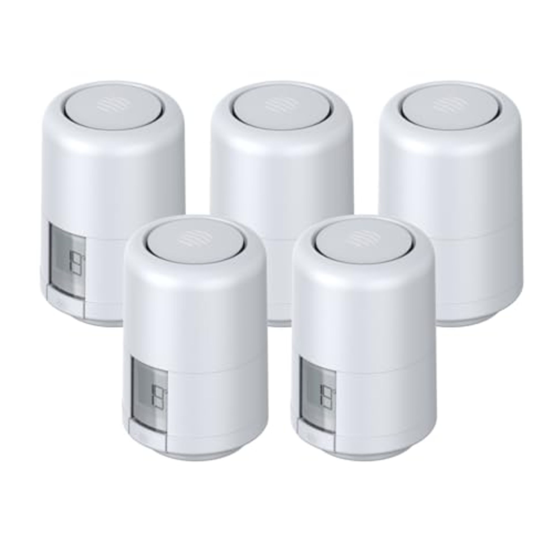 RRP £274.00 Hive Thermostatic Radiator Valve 5 Pack, White, 15mm Heads Only