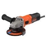 BLACK+DECKER BEG010-QS Angle Grinder 710 W, Black Orange, 32.5 x 12 x 11.5 Cm