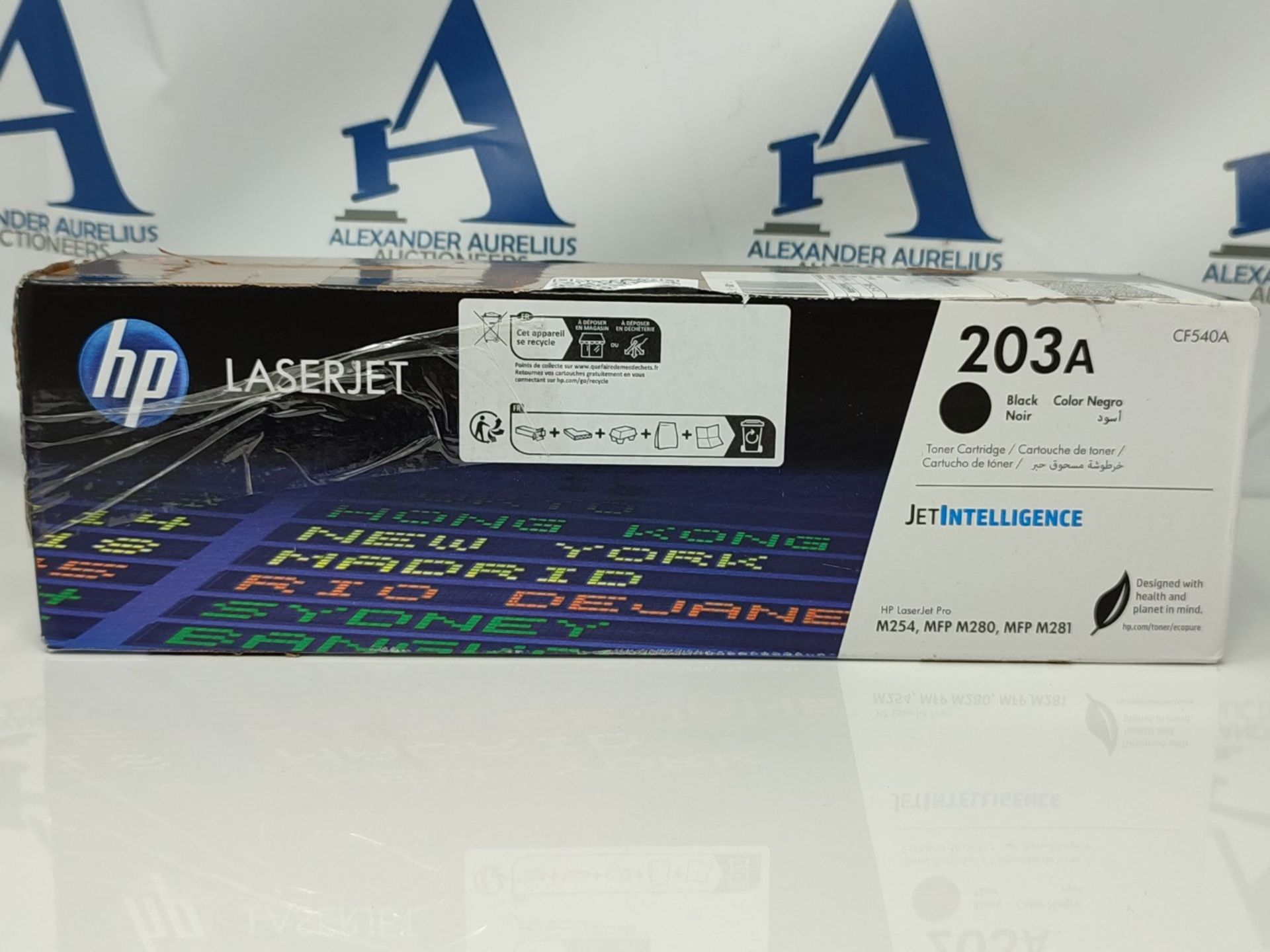 RRP £50.00 HP CF540A 203A Original LaserJet Toner Cartridge, Black, Single Pack - Image 3 of 3