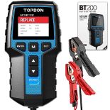 RRP £57.00 Car Battery Tester TOPDON BT200 12V&24V Battery Load Tester with Battery Health Check