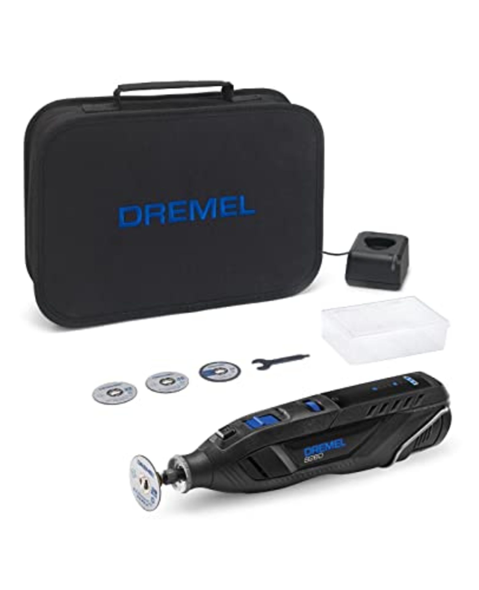 RRP £154.00 Dremel 8260 Cordless Rotary Tool with Brushless Motor and 12V 3Ah Lithium-ion Battery,