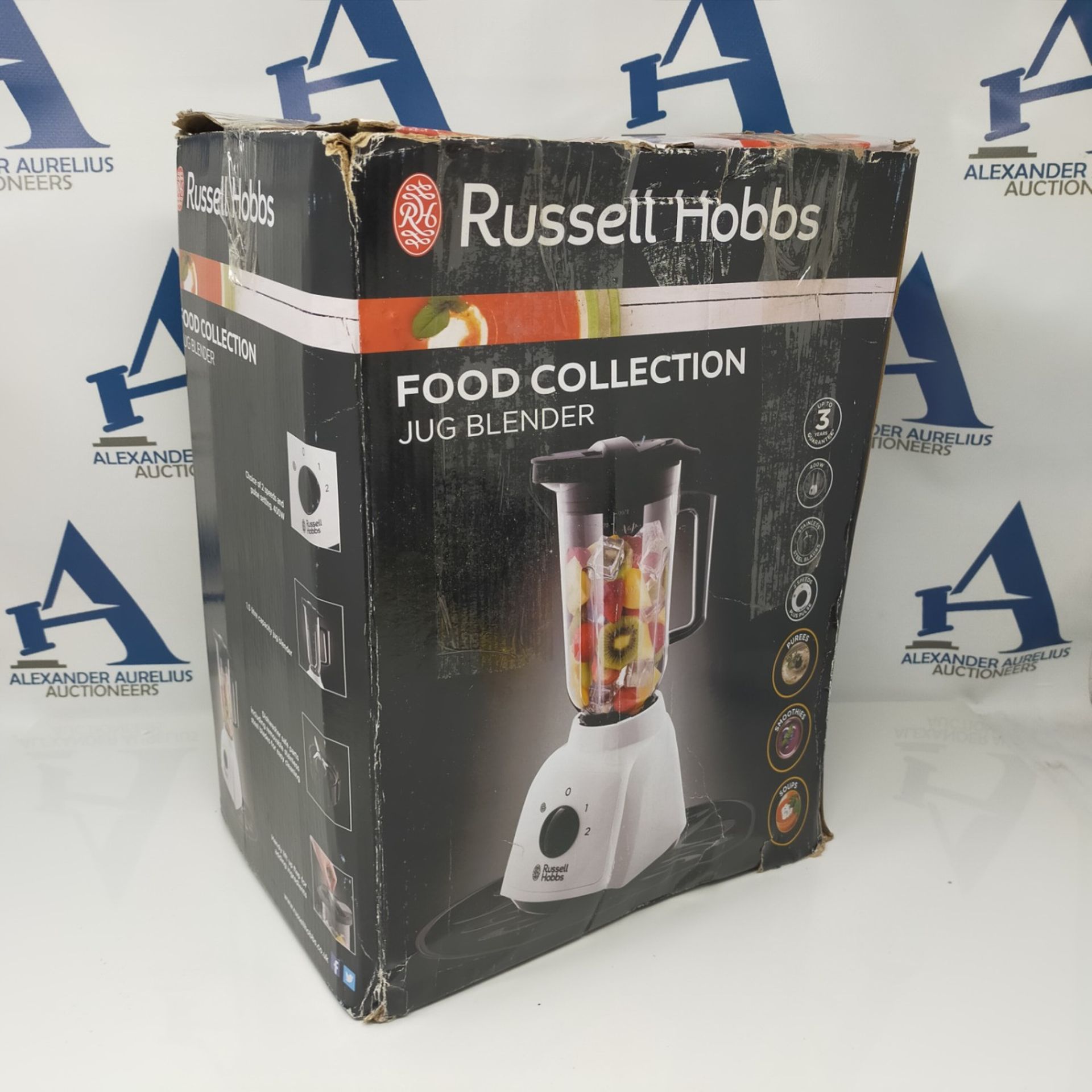 Russell Hobbs 24610 Plastic Jug Blender, 1.5 Litre Capacity and Two Speed Settings, 40 - Image 2 of 3