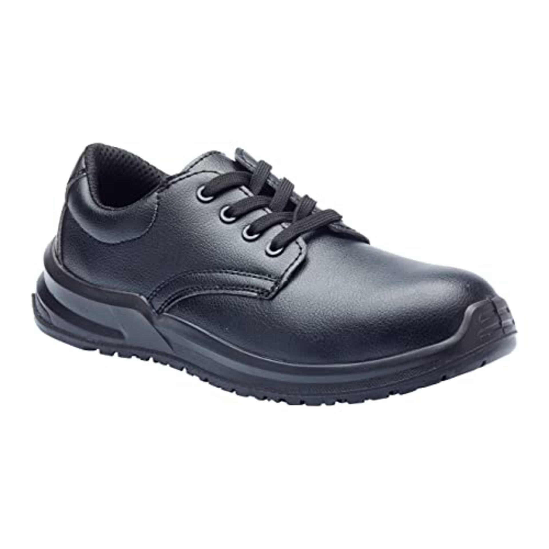 Blackrock Lace-Up Safety Shoes, Mens Womens Steel Toe Cap Shoes, Chef Shoes, Nursing S