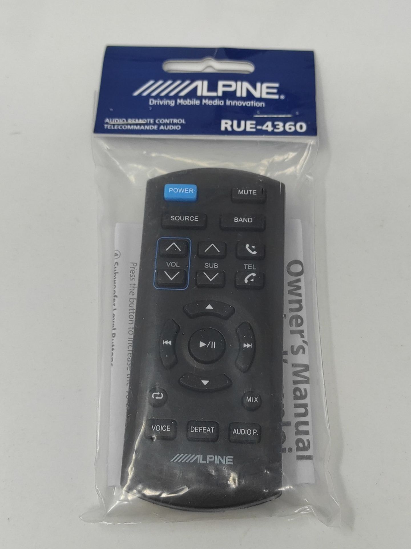 Alpine RUE-4360 Remote Control for Head Units, black - Image 2 of 2
