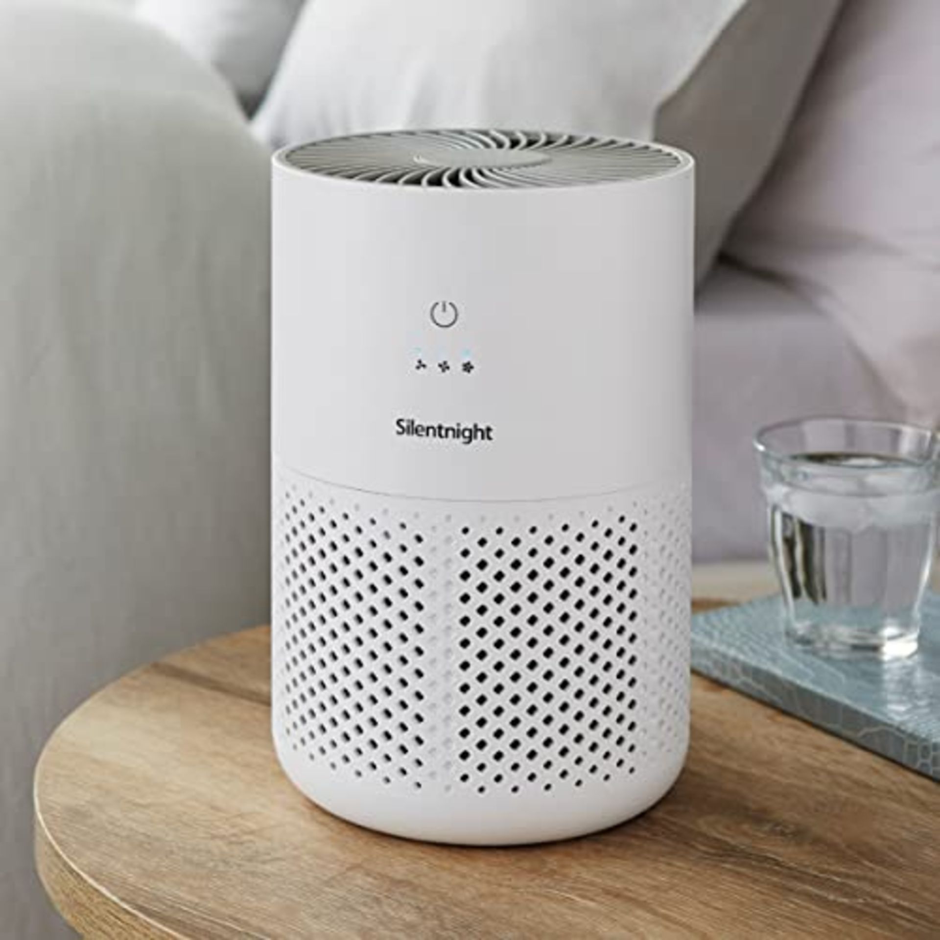 Silentnight 4 Stage Air Purifier with HEPA & Carbon Filters/Cleaner for Dust, Pollen,