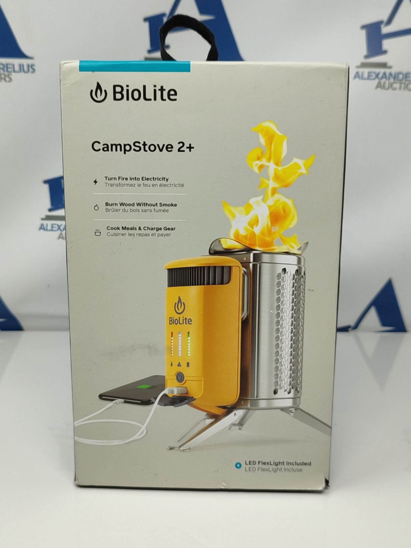 RRP £139.00 BioLite Campstove Wood Burning Electricity Generating & USB Charging Camp Stove (CampS