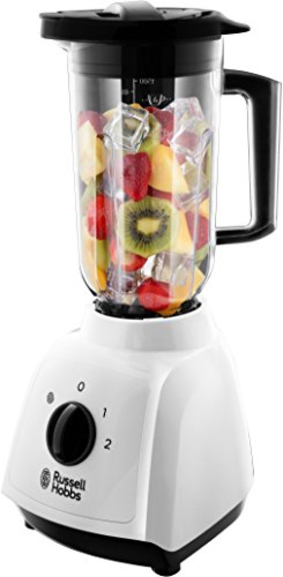 Russell Hobbs 24610 Plastic Jug Blender, 1.5 Litre Capacity and Two Speed Settings, 40