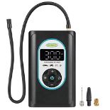 RRP £54.00 Ring Automotive RTC4000 cordless tyre inflator air compressor car pump. Rechargeable,