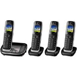 RRP £149.00 Panasonic KX-TGJ424 Digital Cordless Telephone Quad Pack