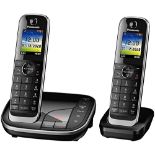 RRP £74.00 Panasonic KX-TGJ422 Digital Cordless Telephone Twin Pack