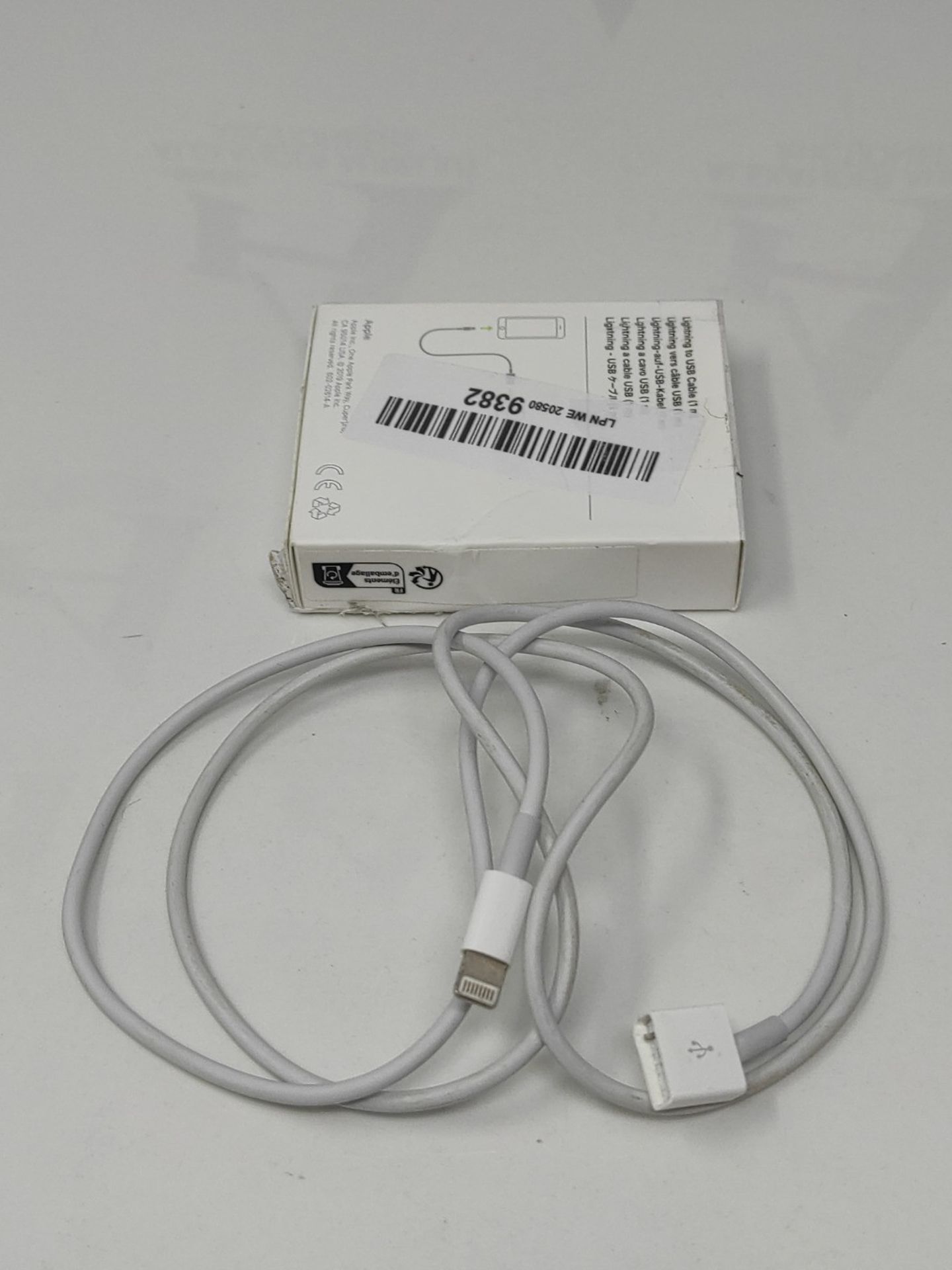 Apple Lightning to USB Cable (1m) Pack of 1 - Image 2 of 2