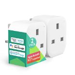 Meross MSS110 Smart Plug Mini - 13A WiFi Plugs Works with Alexa, Google Home, Compatib