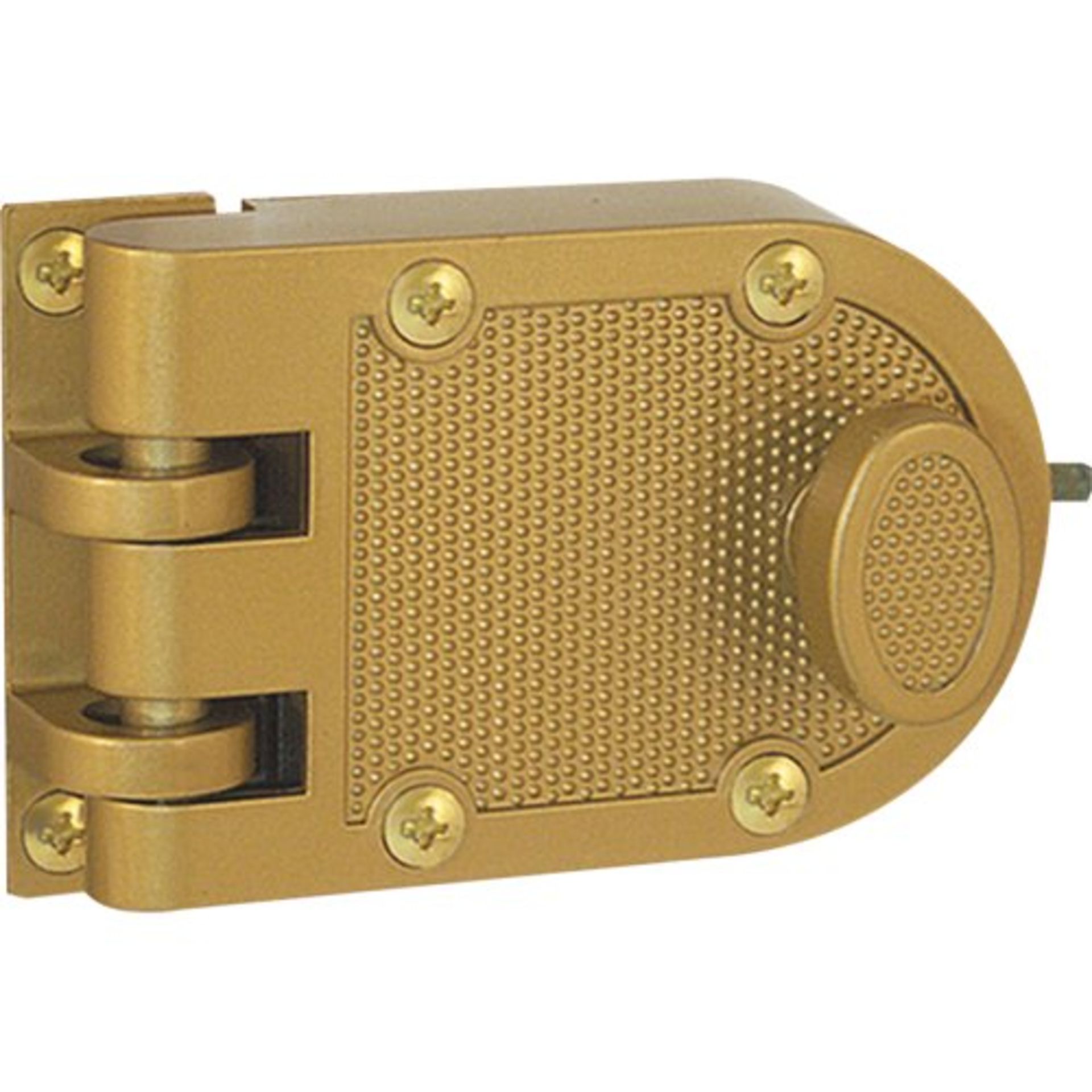 BRASS PAINTED SGL CYLINDER DEADLOCK JIMMY-PRO [Misc.] [Misc.] [Misc.] [Misc.]