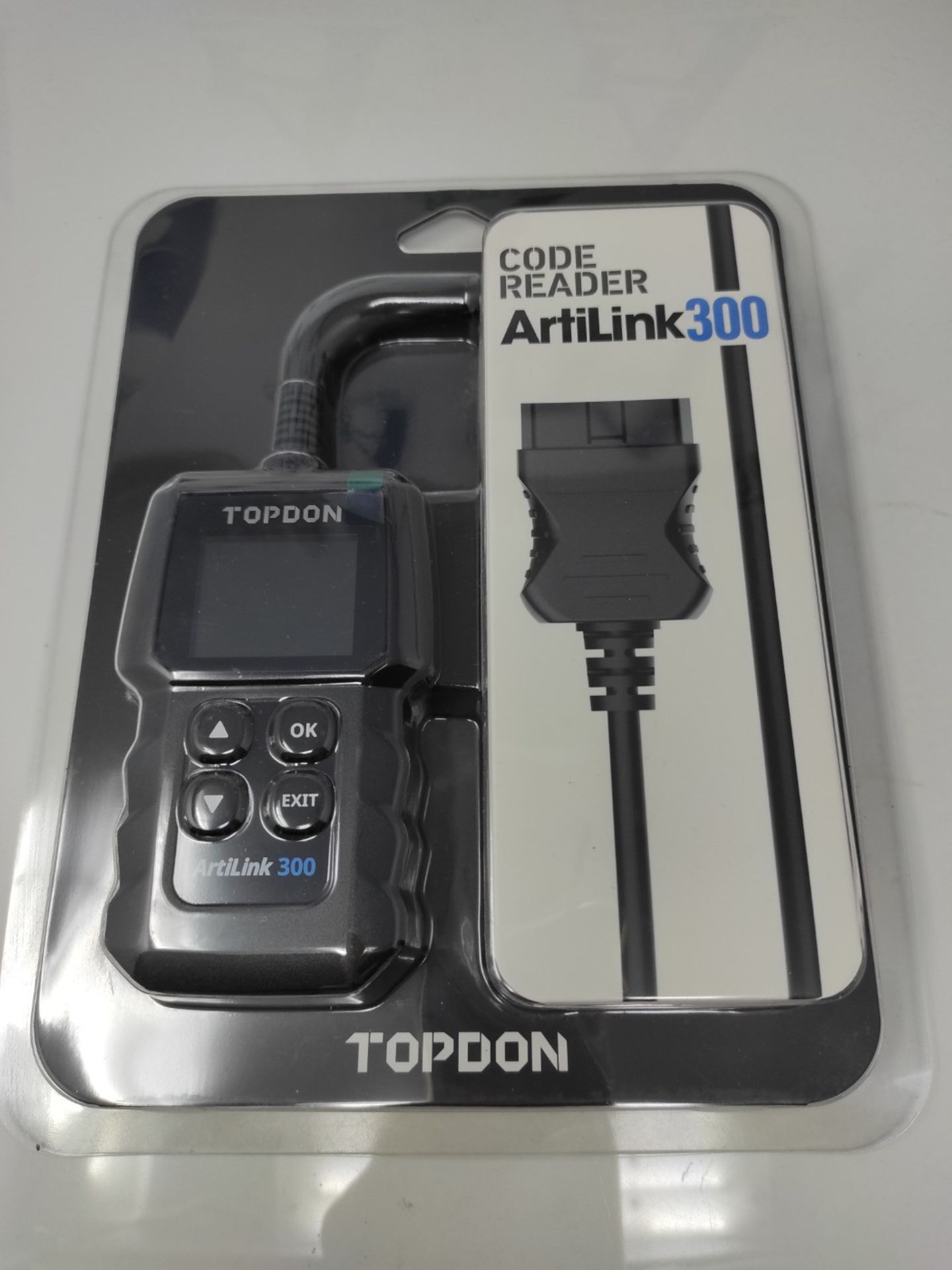 TOPDON AL300, OBD2 Scanner Code Reader, car Auto Diagnostic Tool with Full OBD2 Functi - Image 2 of 2