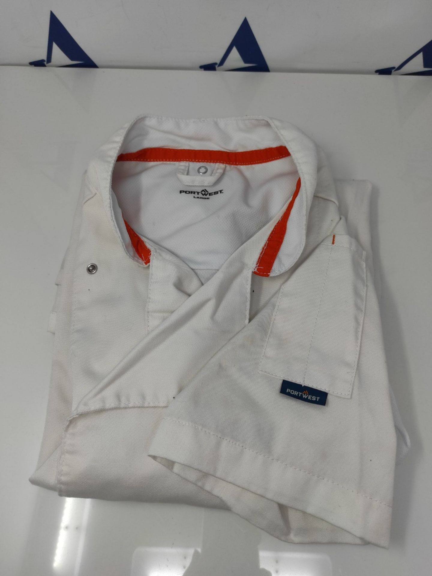 Portwest MeshAir Pro Jacket S/S, Size: L, Colour: White, C738WHRL - Image 3 of 3