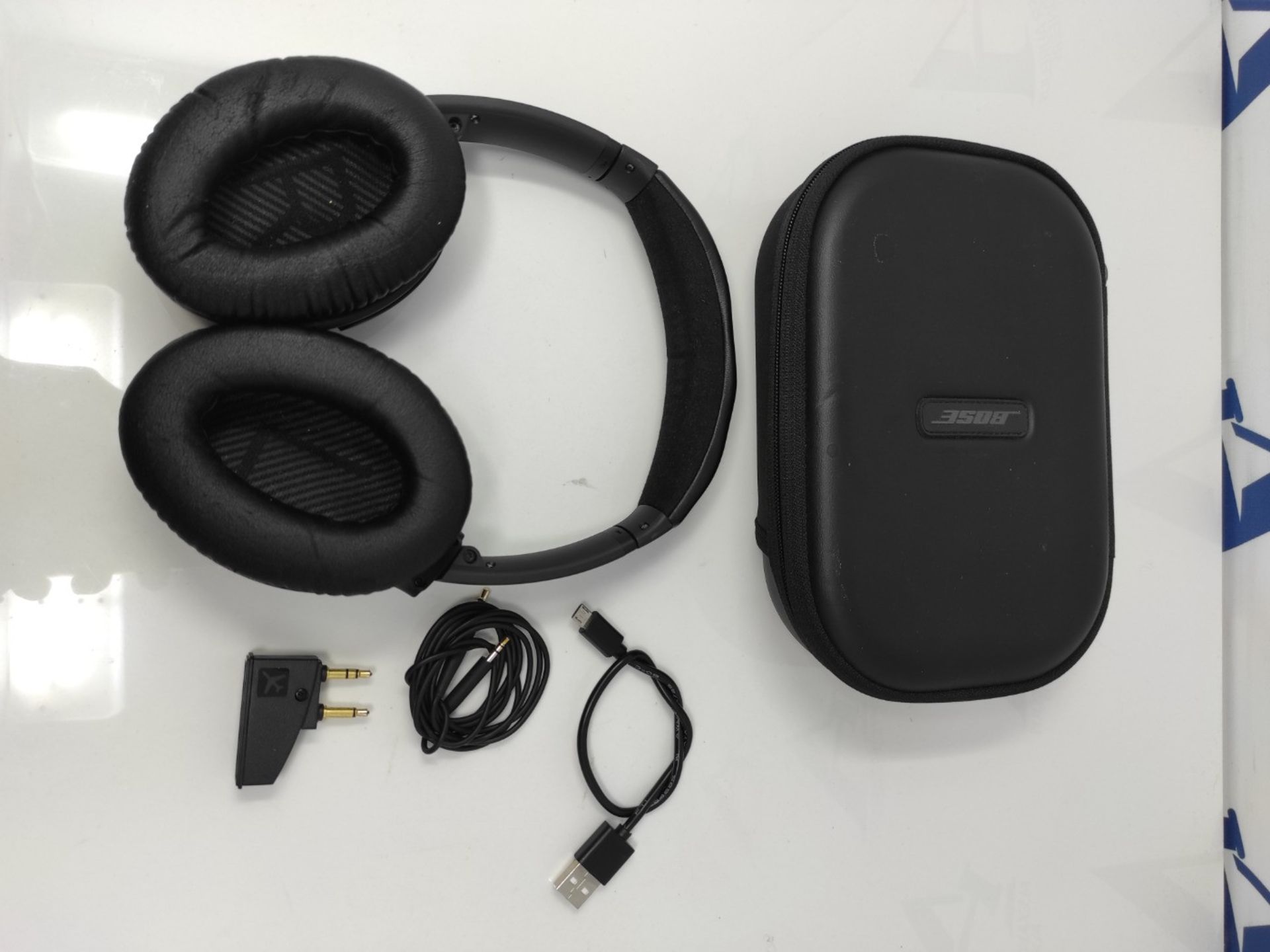 RRP £322.00 Bose QuietComfort 35 (Series I) Wireless Headphones, Noise Cancelling - Black - Image 3 of 3